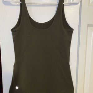 Lululemon olive green tank!